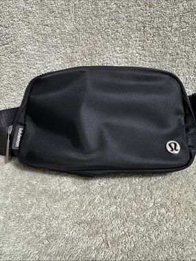 lululemon athletica Black Waist Pack with Logo